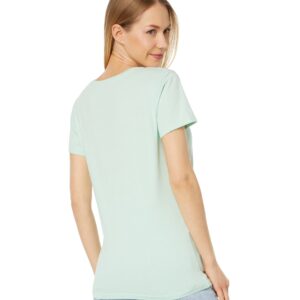 Life is Good Women's Wildflower and Butterflies Jar Short Sleeve Crusher-LITE Vee (X-Large, Sage Green)