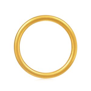 CHOW SANG SANG Cultural Blessings 999.9 24K Solid Gold Price-by-Weight 1.87g Gold Band Stacking Ring for Women 93711R | Our Size 18 / US 8.25