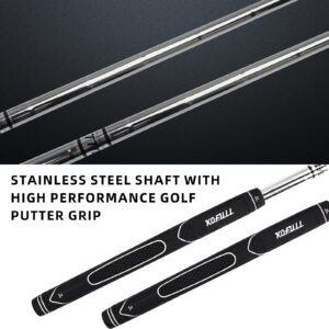 KOFULL Golf Putter-Golf Putters for Men Right Handed, Golf Men's Putter 35", Mens Putters Right Hand, Men Golf Putter with Ball Picking Function Stainless Steel Head & Shaft for Golf Putting