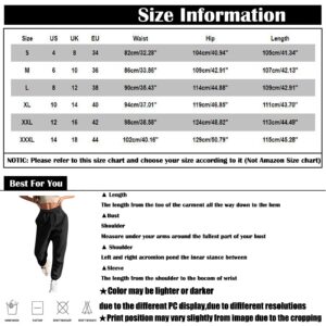 PETYCZEN Womens Sweatpants Casual Cinch Bottom Elastic High Waist Baggy Sweat Pants Drawstring Athletic Joggers Lounge Pants Trousers with Pockets for Running Yoga Workout(E-Black,X-Large)