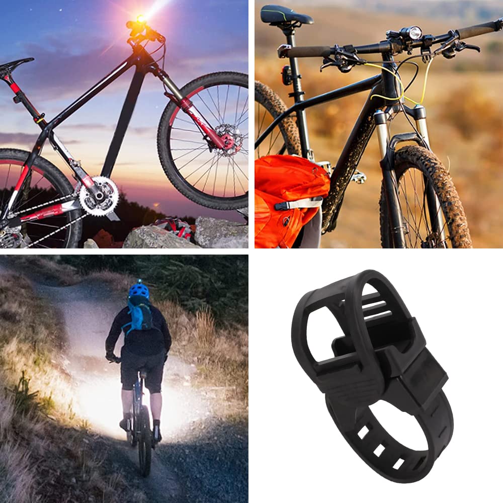 QUANXILXU Bike Flashlight Holder，Bike Torch Clamp Rotatable Bicycle Flashlight Mount Adjustable Bicycle Light Holder for Cycling Bike Motorcycle