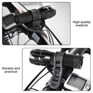 QUANXILXU Bike Flashlight Holder，Bike Torch Clamp Rotatable Bicycle Flashlight Mount Adjustable Bicycle Light Holder for Cycling Bike Motorcycle