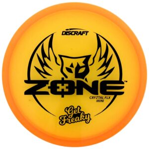 discraft mini brodie smith cryztal flx zone mini golf disc - colors will vary