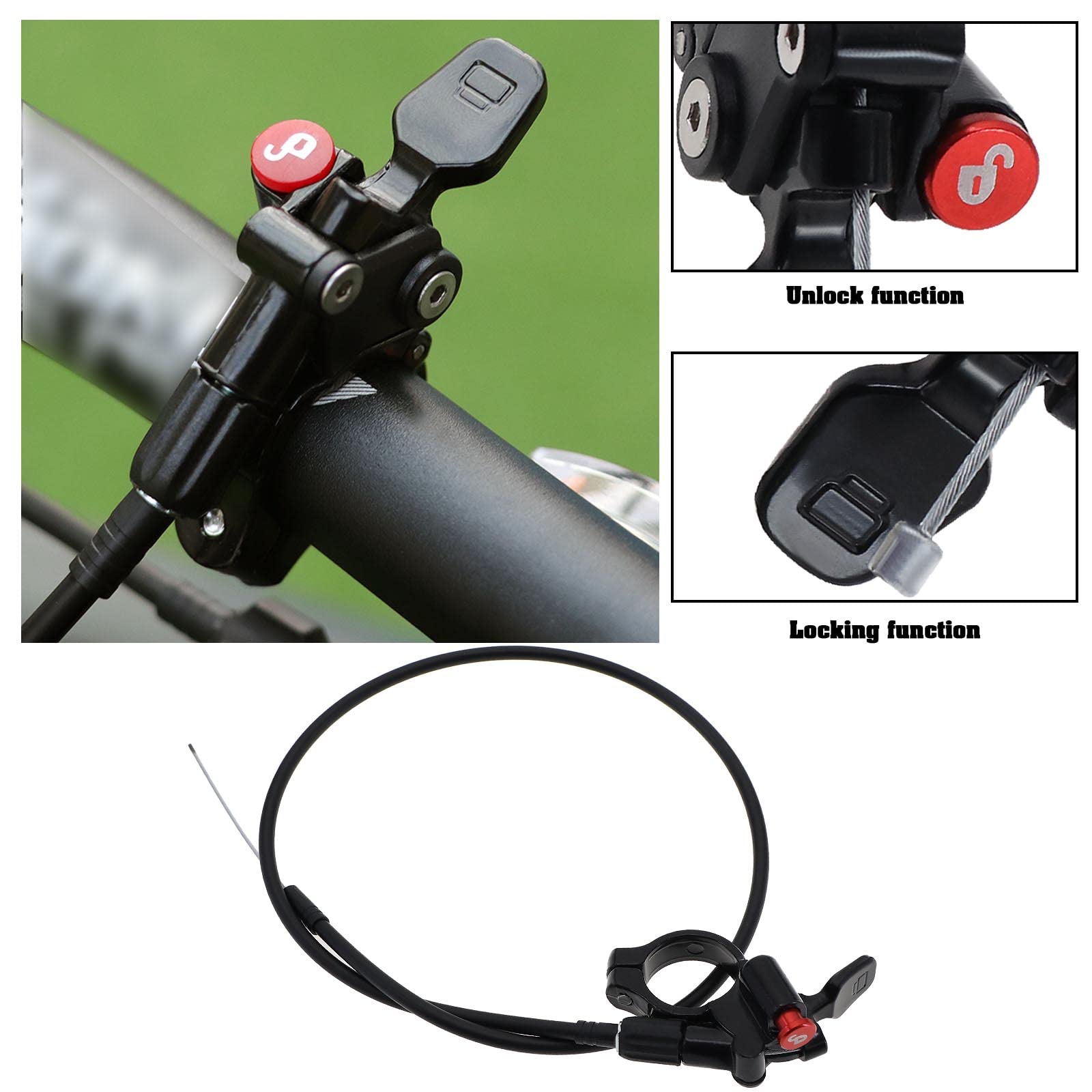 SING F LTD Remote Lockout Lever Compatible with Rockshox Compatible with Suntour SR XCM XCR EPICON EPIXON RADION Fox Bike Front Fork Aluminum Alloy