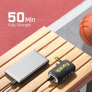 Fanttik X8 Nano Electric Ball Pump - Ultra-Fast Inflation, Portable with LCD Display, Digital Pressure for Sports Balls