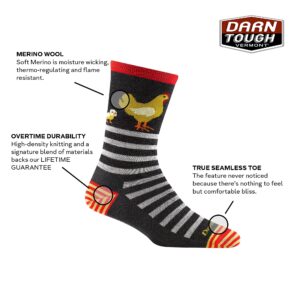 Darn Tough Vermont Animal Haus Crew Lightweight Buttercup SM (US 4.5-7)