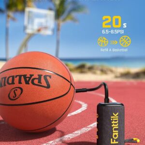 Fanttik X8 Nano Electric Ball Pump - Ultra-Fast Inflation, Portable with LCD Display, Digital Pressure for Sports Balls