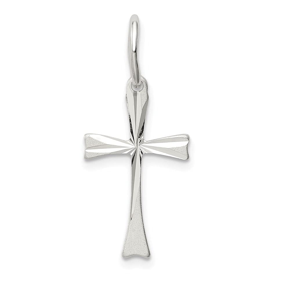 Diamond2Deal 925 Sterling Silver Religious Crucifix Cross Pendant