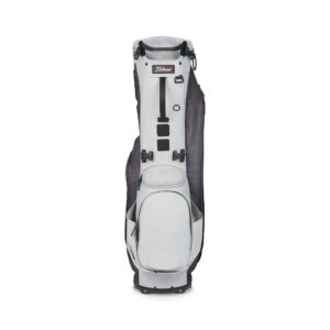 Titleist Players 5 Gray/Graphite/Black Golf Stand Bag with Premium Double Strap, 5-way Top Cuff, and External Drink Sleeves