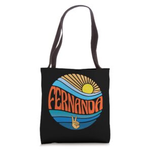 fernanda shirt vintage sunset fernanda groovy tie dye tote bag