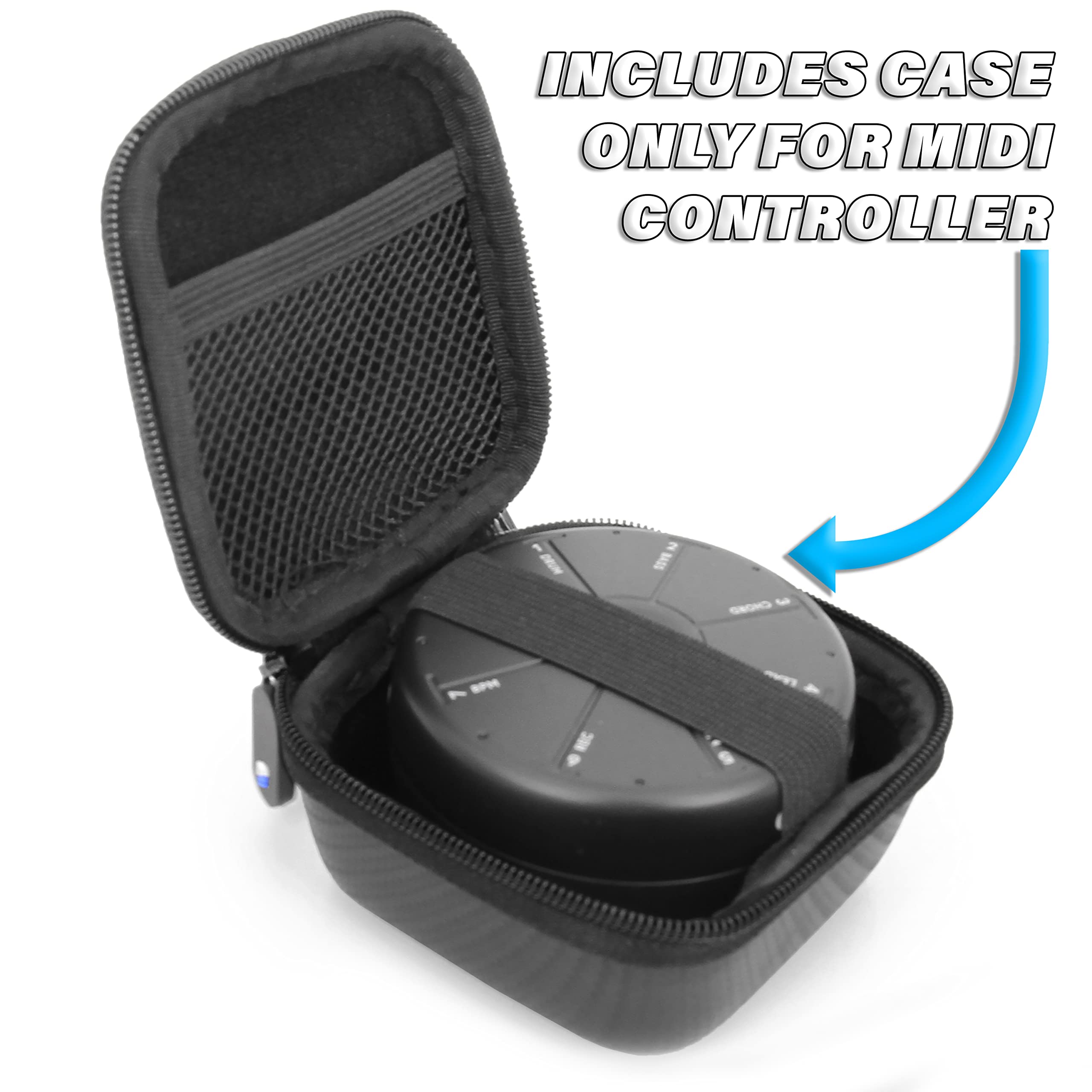 CASEMATIX Carry Case Compatible with Orba 2 Artiphon Handheld Multi-instrument - Includes Carrying Case Only