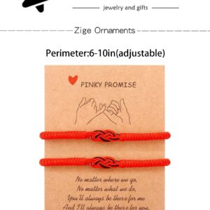 choice of all Matching Bracelets for Couples Pulseras Para Parejas Red String Protection Bracelets Promise Bracelets for Women Men Lovers Friends