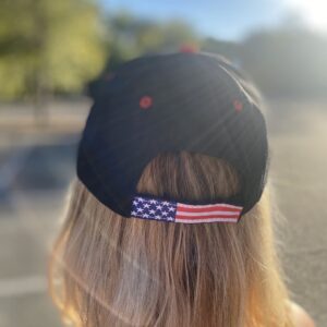 Made in USA Trump 2024 Hat Baseball Cap - Take America Flag 3 * 5 FT - MAGA Adjustable Trucker Cap for Men Women - Made in USA Black