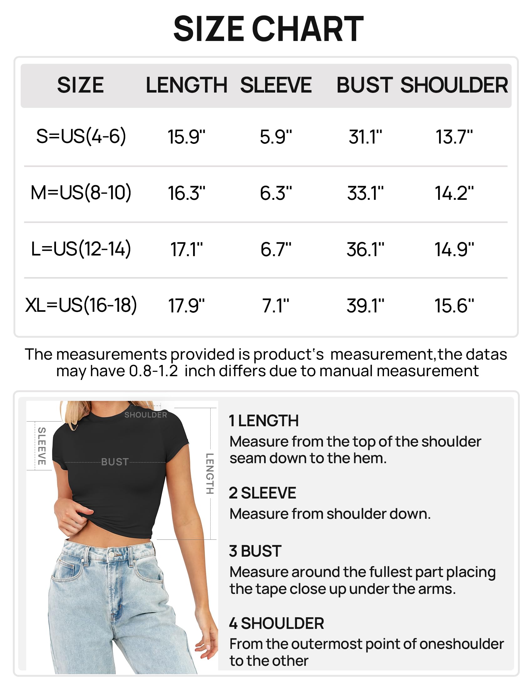 TECREW Women Cute Short Sleeve Round Neck Stretchy Athletic Gym T Shirts Crop Tops Tees, Grey, Medium