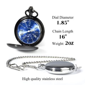 Caramel Sweet Life Watches for Men | Personalized Pocket Watch | Engraved Gifts for Men