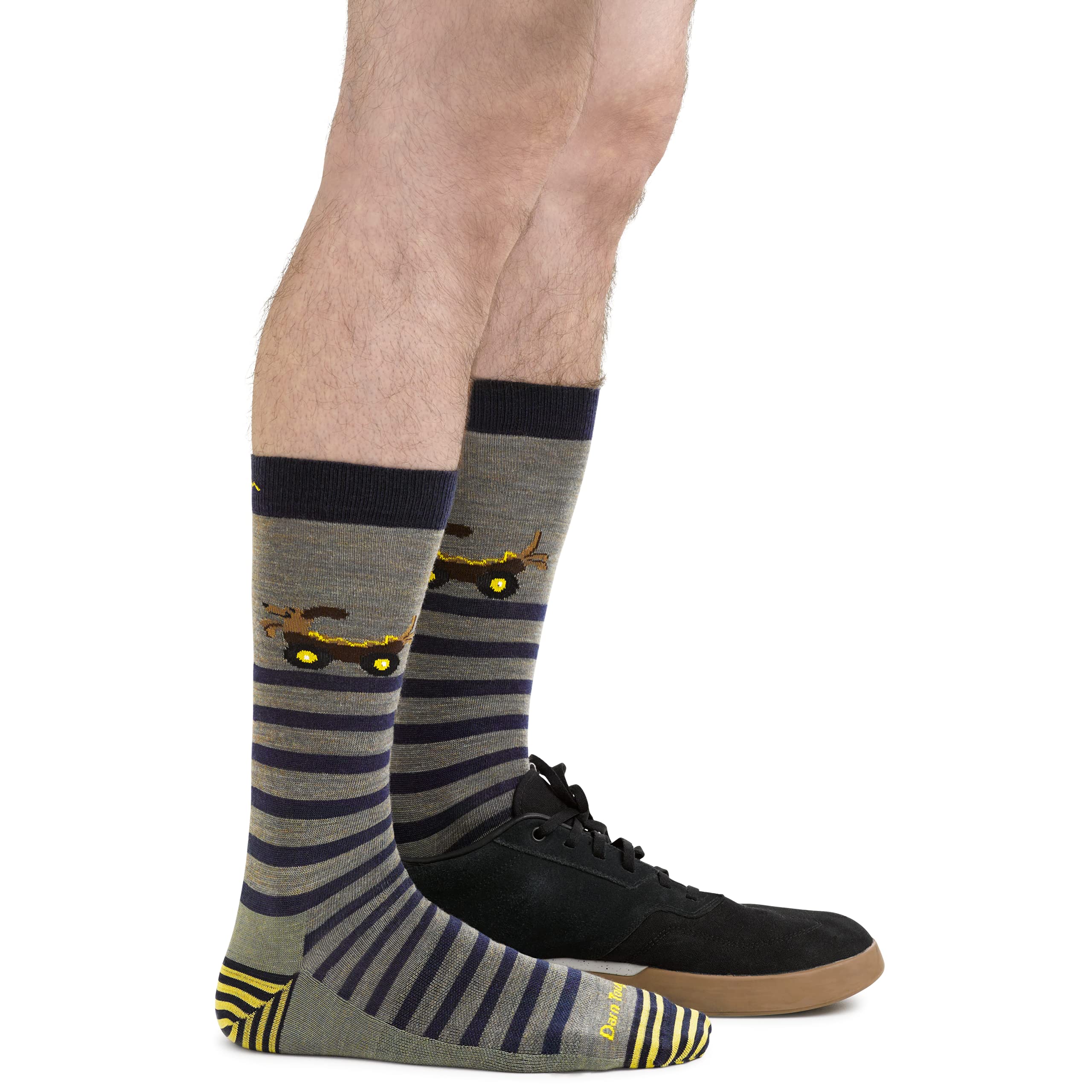 Darn Tough Men's Animal Haus Crew Lightweight Sock (Style 6066) - Forest, Large