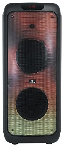 Rockville BASS Party 10 Dual 10" Portable Battery LED Party Bluetooth Speaker