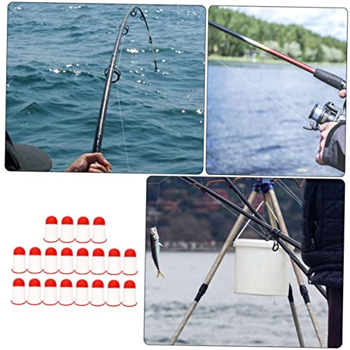 GAFOKI 60pcs Bait Feeders Tool Holder Badminton Cages White Accessory for Tackle Practical Feeding Basket Feeder Tools Crab Tackles Cage Fish Outdoor Shape Thrower Lure Fishing