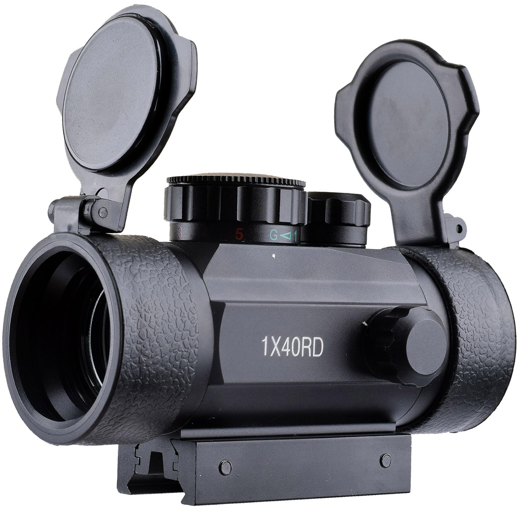 CTOPTIC Tactical 1x40mm Reflex Red Green Dot Sight Riflescope with Free 11mm & 20mm Mount Rails