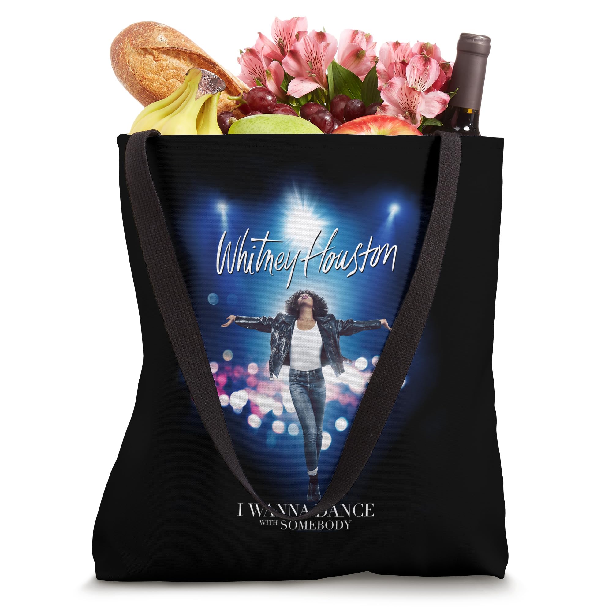 Whitney Houston I Wanna Dance With Somebody Movie Tote Bag