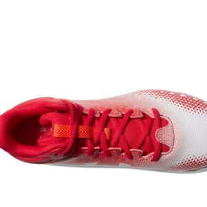 Under Armour Boy's Spotlight 3.0 Rubber Molded (Toddler/Little Kid/Big Kid) Red/White/Metallic Silver 4.5 Big Kid M