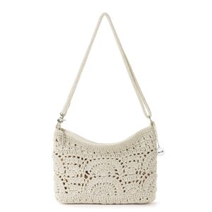 the sak lumi hand-crochet 3-in-1 crossbody, natural fan