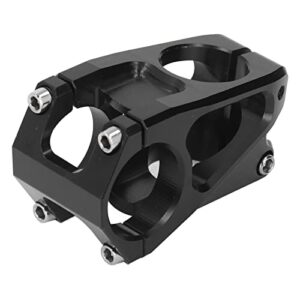 yuecoom mountain bike stem, 31.8mm aluminum alloy black cnc bicycle short handlebar stem hollow design diy accessories