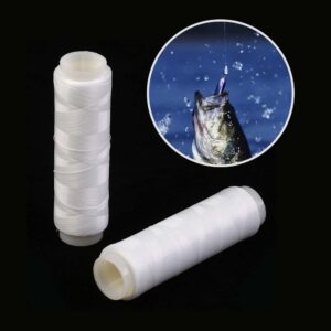 WEISHA Thread Spool 1Roll Nylon High Tensile Elastic Thread Spool Polyester Bait Floating Line Sea Fishing Lure Wire Fishing Tackle Accessories(5)