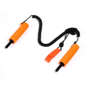 retractable ice pick, ice picks with whistle flexible rice fishing safety pick portable emergency gear for skating sled walking on ice protection