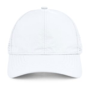 American Trends Caps for Men Women Adjustable Baseball Cap Waterproof Breathable Plain Cap Sports Golf Tennis Hats Caps White M