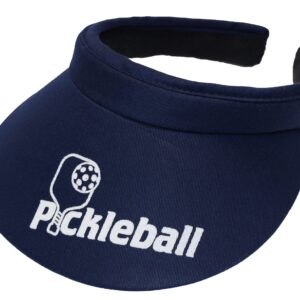 Cushees.com™ Slip-On Visor [733 Pickleball] (Navy Blue)