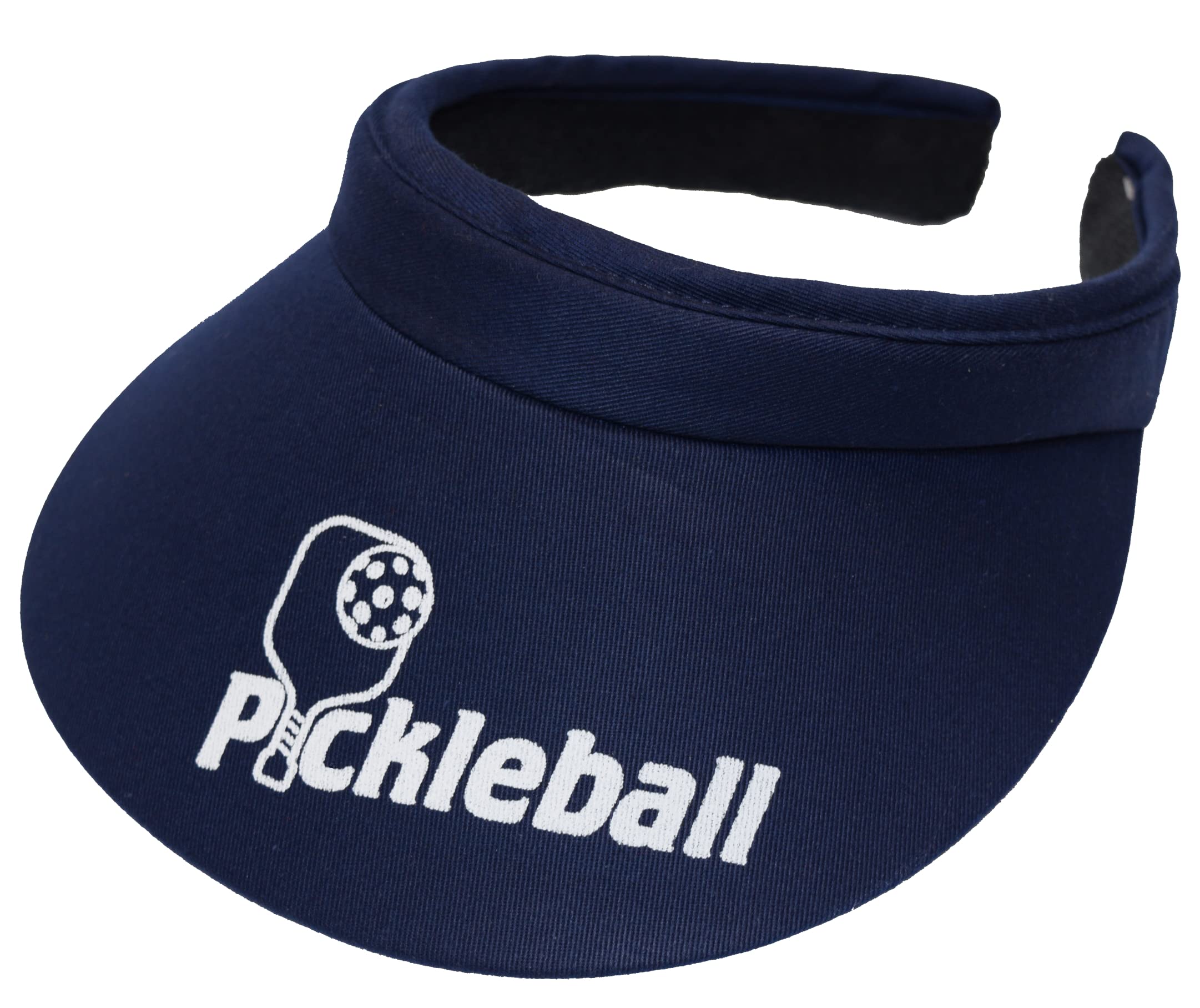 Cushees.com™ Slip-On Visor [733 Pickleball] (Navy Blue)