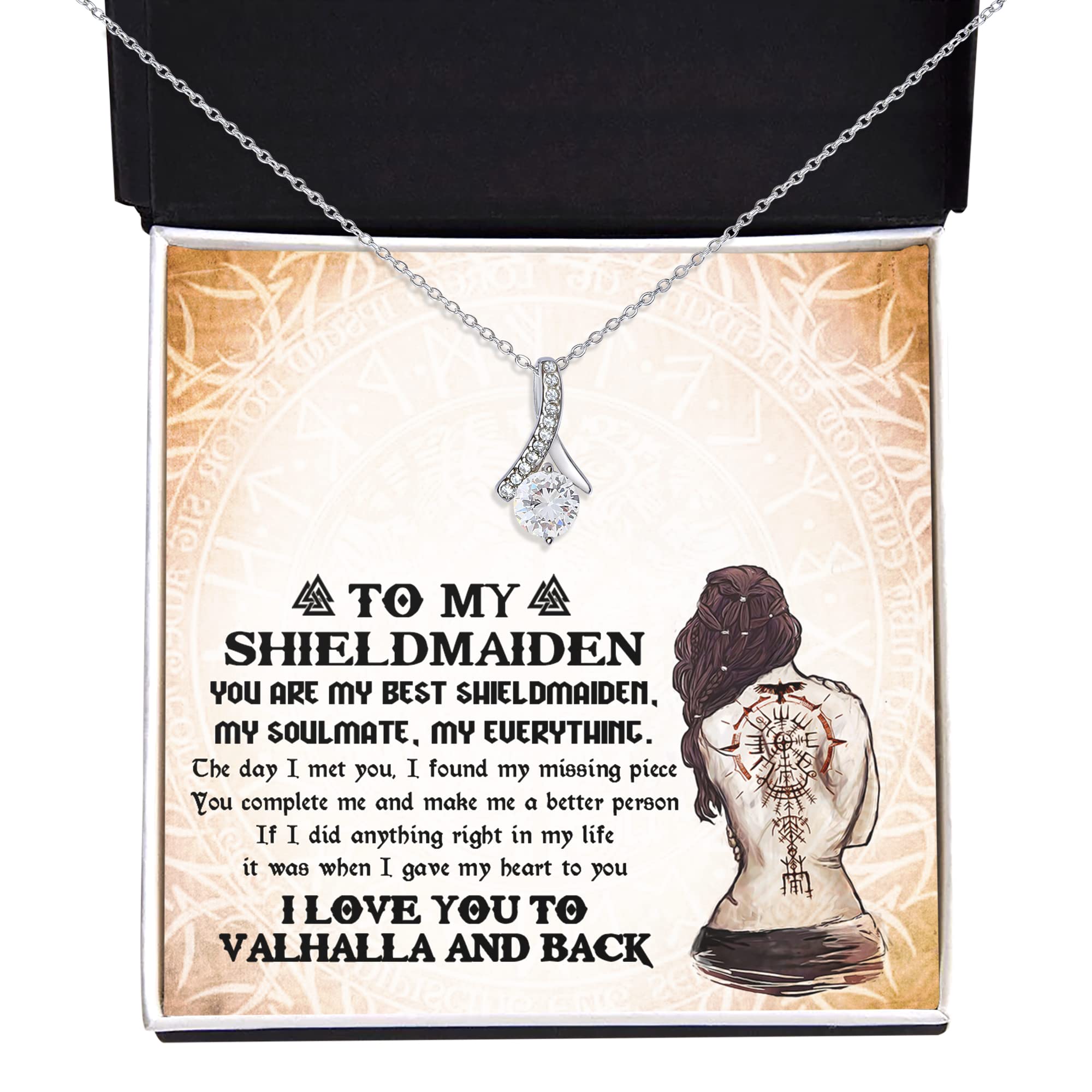 Harmony Gift To My Viking Woman, To My Shieldmaiden, Alluring Beauty Necklace, viking jewelry for women, viking style jewelry, viking gift ideas, viking neckless