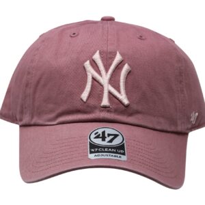 '47 MLB New York Yankees Brand Clean Up Adjustable Cap, One Size, Muave