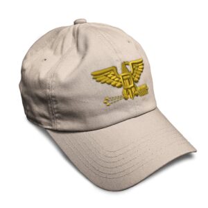 Speedy Pros Soft Baseball Cap Army Military Colonel Embroidery Insignias Army Military Colonel Embroidery Twill Cotton Dad Hats for Men & Women Stone Design Only