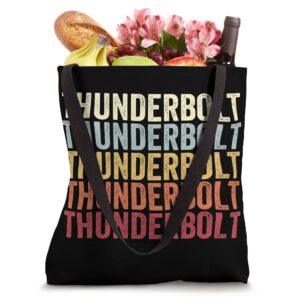 Thunderbolt Georgia Thunderbolt GA Retro Vintage Text Tote Bag