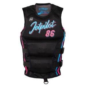 Jetpilot S.Bonifay Baller Neoprene Coast Guard Approved Life Jacket PFD-Black-S