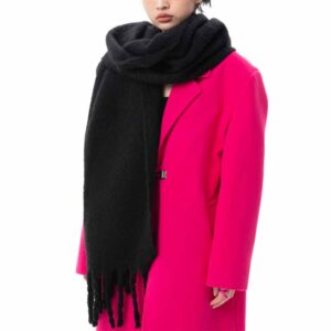 OUNIYA (Premium) Large Chunky Scarf Colorful Cashmere Feel Oversized Scarves Blanket Soft Big Wool Thick Winter Warm Women