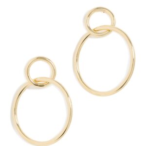 SHASHI Women's Simona Earrings, Gold, One Size