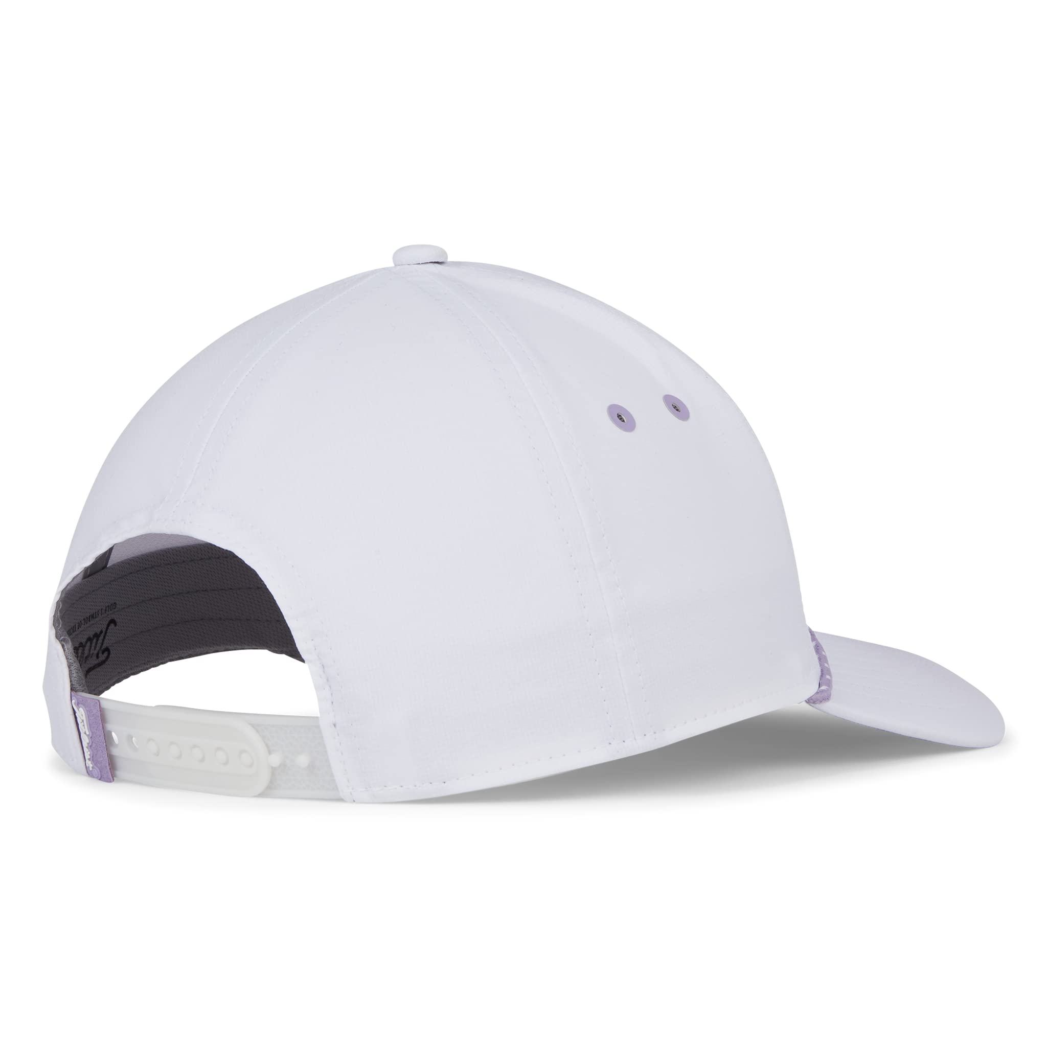 Titleist Women's Standard Boardwalk Rope Golf Hat, White/Lavender, One Size