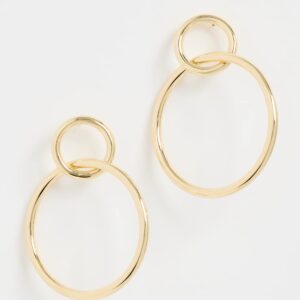 SHASHI Women's Simona Earrings, Gold, One Size