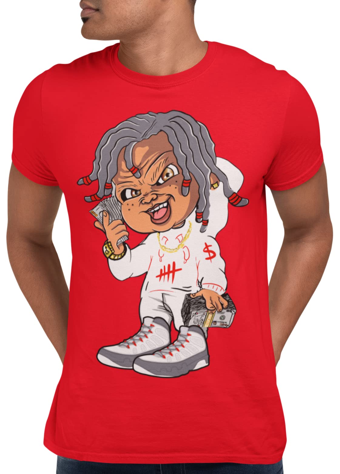 Shirt to Match Jordan 9 Fire Red Jordans Men's Graphic Tee, Tshirt to Match Jordan 9s Fire Red