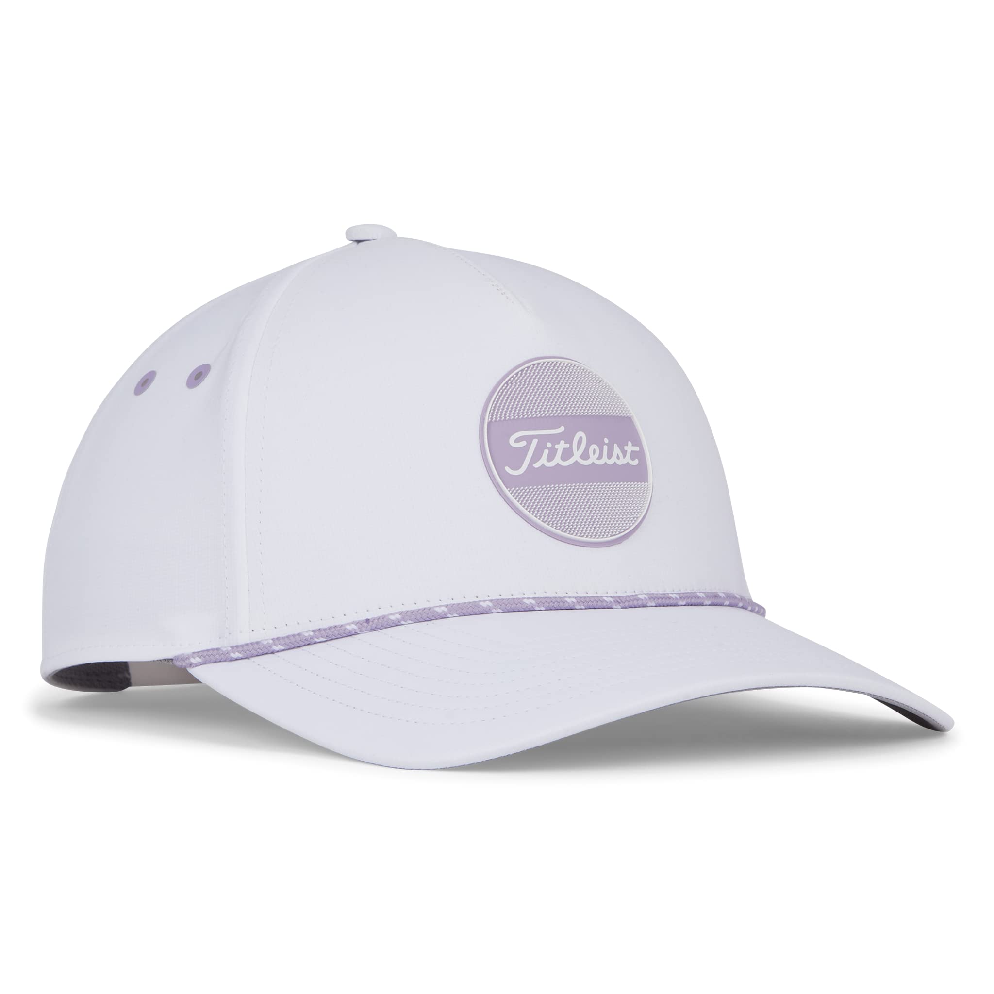 Titleist Women's Standard Boardwalk Rope Golf Hat, White/Lavender, One Size