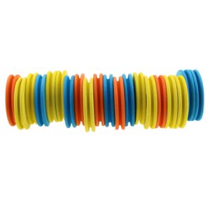 DGZZI 20PCS 70mm Colorful Fishing Line Foam Spools Fishing Line Storage Holder Fishing Winding Boards (Random Color)