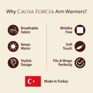 Causa Forcia Arm Warmers (Black)