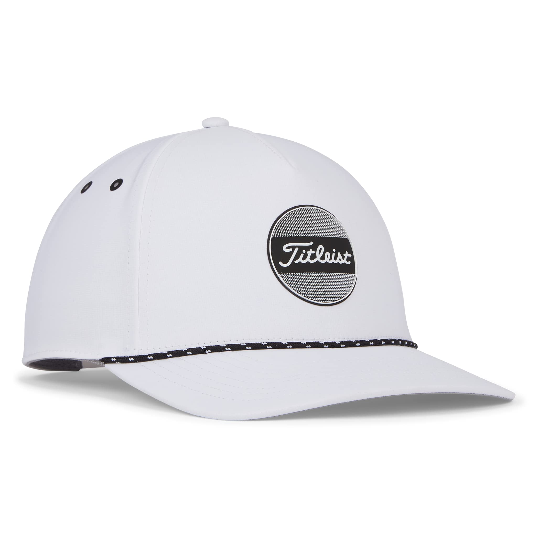 Titleist Boardwalk Rope Golf Hat, White/Black