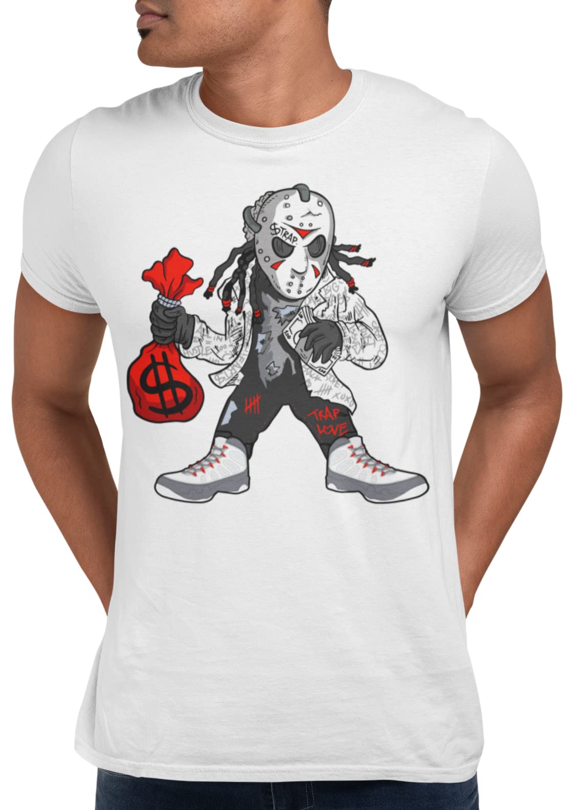 Shirt to Match Jordan 9 Fire Red Jordans Men's Graphic Tee, Tshirt to Match Jordan 9s Fire Red