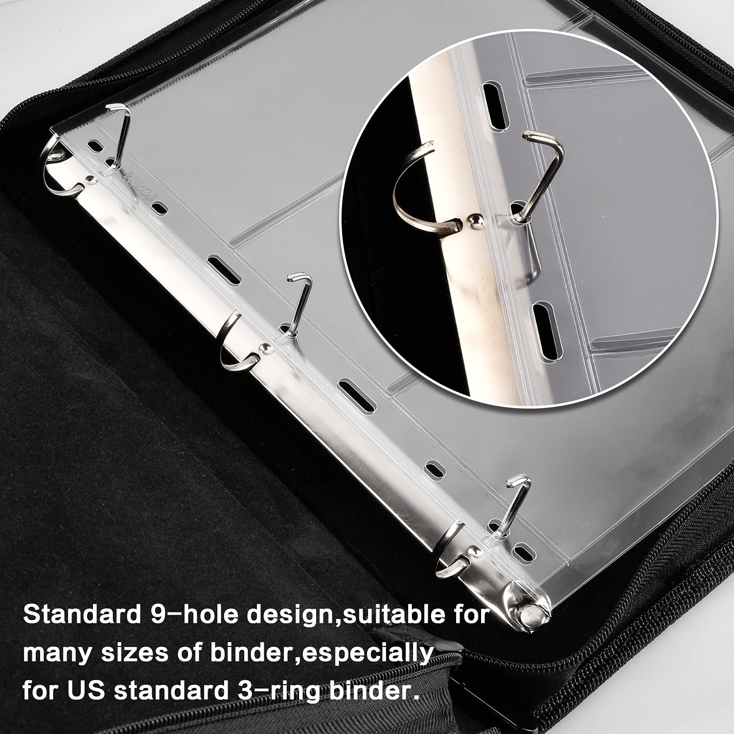 Coin Collection Supplies Holder Book for Collectors and 12 Sheets Money Binder Book Holder Page Protectors Bundle