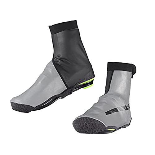 TOKIDNY Windproof Size Thermal Sports Winter Outdoor Shoes Cycling Shoe Water-Resistant High Bike Warm Covers Riding Reflective Overshoes for Men Full - L/XL