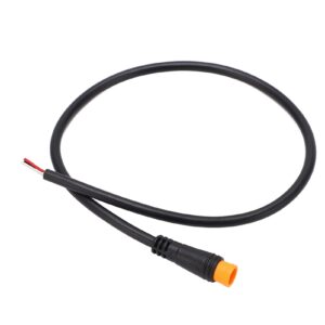 durable electric bike extension cable 3 wire throttle brake sensor extension cable replacement (male connector)